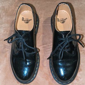 Dr Martens, Patent Leather, Oxford Shoes 1461, Size 5, Black